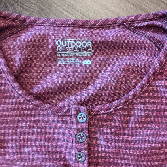 Outdoor Research - Mikala Henley Long-Sleeve Tee 244844 | Medium | Purple - Picture 10 of 14